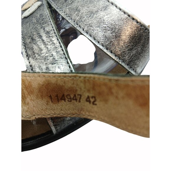 Romiko Metallic Sandals Adjustable Straps Comfort Footbed USA 11 Eur 42 Ibiza 55 - Picture 15 of 16